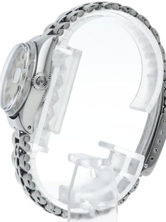 Rolex Oyster Perpetual Date Antique SS Watch Silver Polished main image 5